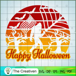 Happy Halloween Bigfoot SVG Cut File for Cricut & Silhouette