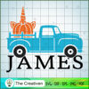 James Halloween SVG Cut File for Cricut & Silhouette