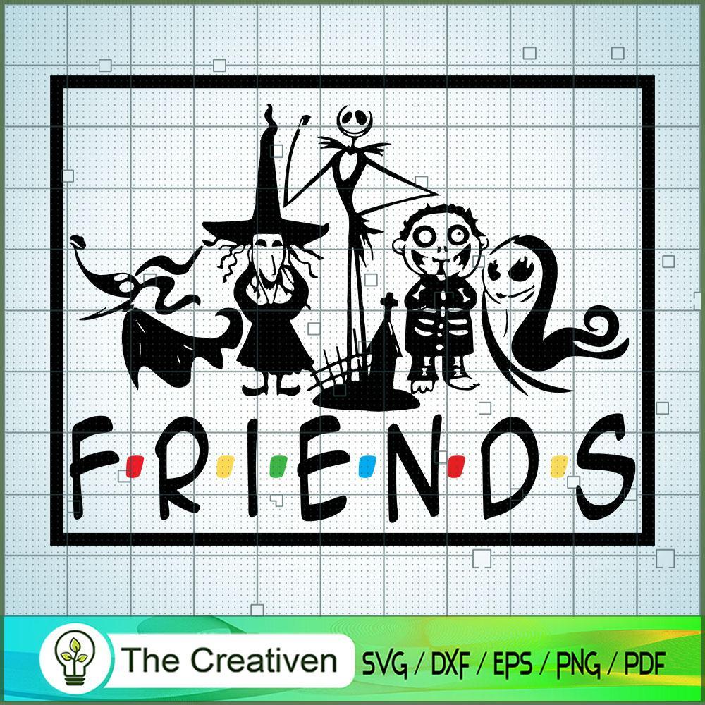 Friends Halloween SVG Cut File for Cricut & Silhouette Design 27323 1 Friends Halloween SVG Cut File for Cricut & Silhouette Design 27323