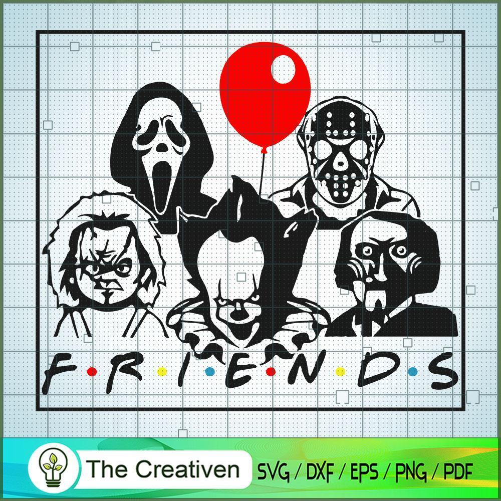 Friends Halloween SVG Cut File for Cricut & Silhouette Design 27291 1 Friends Halloween SVG Cut File for Cricut & Silhouette Design 27291