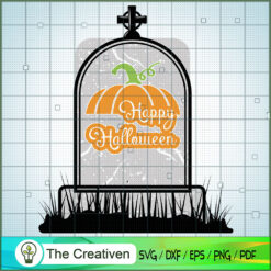 Happy Halloween Headstone SVG Cut File for Cricut & Silhouette