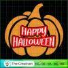 Happy Halloween Pumpkin SVG Cut File for Cricut & Silhouette
