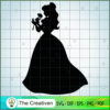 Black Shadow Belle Princess SVG Cut File for Cricut & Silhouette 2 fl3 copy