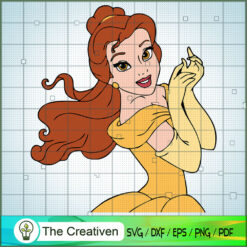 Belle Colorful SVG Cut File for Cricut & Silhouette