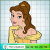 Beautiful Face Belle Princess SVG Cut File for Cricut & Silhouette 2 24 copy 1