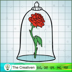 Flower In Glass SVG Cut File for Cricut & Silhouette
