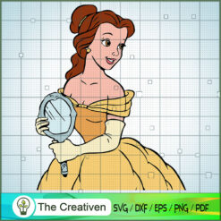 Belle Mirror SVG Cut File for Cricut & Silhouette