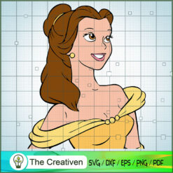Belle Princess Smile SVG Cut File for Cricut & Silhouette
