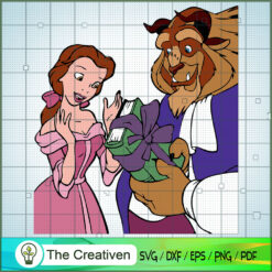 The Beast Give The Book SVG Cut File for Cricut & Silhouette