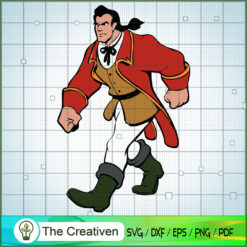 Gaston Strong Man SVG Cut File for Cricut & Silhouette
