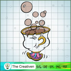 Funny Mrs.Potts SVG Cut File for Cricut & Silhouette