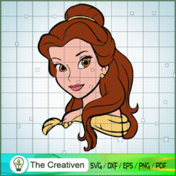 Beauty Face Belle SVG Cut File for Cricut & Silhouette