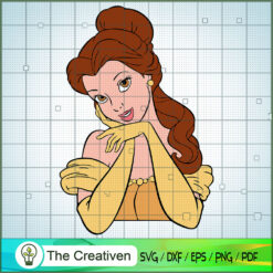 Belle Princess SVG Cut File for Cricut & Silhouette Design 27091