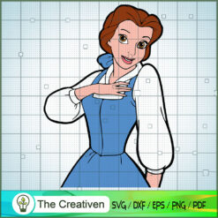 Beautiful Belle Princess SVG Cut File for Cricut & Silhouette
