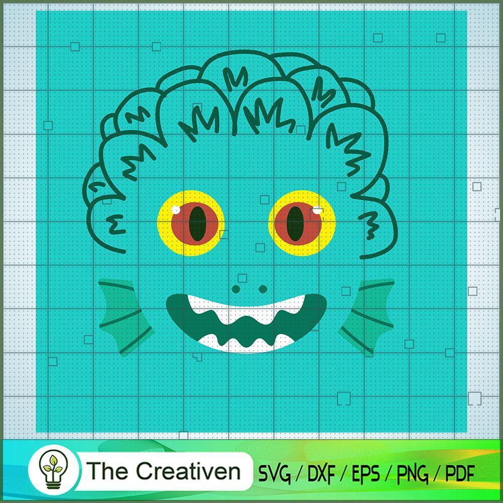 Luca Face SVG, Luca SVG, Cartoon SVG 1 Luca Face SVG, Luca SVG, Cartoon SVG