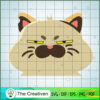 Cute Face Machivelli SVG, Luca SVG, Cartoon SVG
