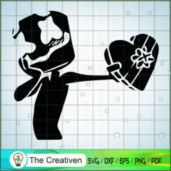 Marshmello Heart Gift SVG Cut File for Cricut & Silhouette