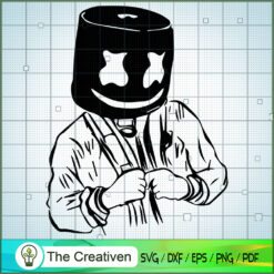 Cool Boy Marshmello SVG Cut File for Cricut & Silhouette