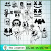 Bundle Marshmello SVG Cut File for Cricut & Silhouette