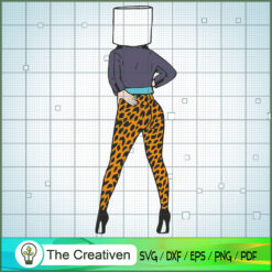 Big ASS Girl Marshmello SVG Cut File for Cricut & Silhouette