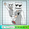 Dad And Son Marshmello Hat SVG Cut File for Cricut & Silhouette 3 12 copy 1