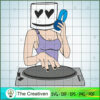 DJ Girl Marshmello SVG Cut File for Cricut & Silhouette 2 9 copy 1