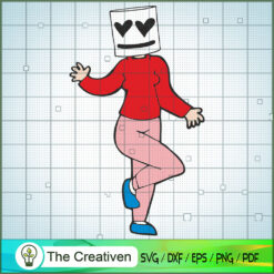 Marshmello Girl SVG Cut File for Cricut & Silhouette