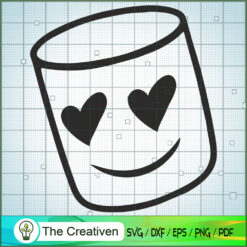 Marshmello Head SVG Cut File for Cricut & Silhouette