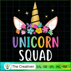 Unicorn Squad Horn SVG Cut File for Cricut & Silhouette
