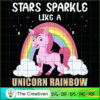 Stars Sparkle Like A Unicorn SVG Cut File for Cricut