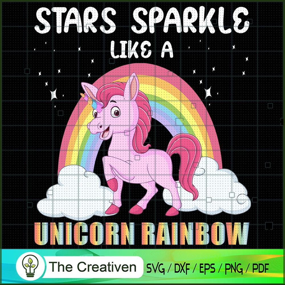 Stars Sparkle Like A Unicorn SVG Cut File for Cricut 1 Stars Sparkle Like A Unicorn SVG Cut File for Cricut