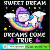 Sweet Dream Dreams Come True SVG Cut File for Cricut & Silhouette 2 129 copy