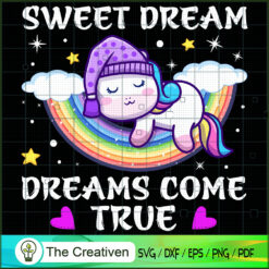Sweet Dream Dreams Come True SVG Cut File for Cricut & Silhouette