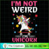 I'm Not Weird I'm Unicorn SVG Cut File for Cricut & Silhouette
