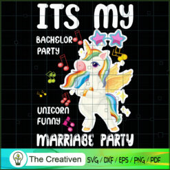 It's My Bachelor Party Unico SVG Cut File for Cricut