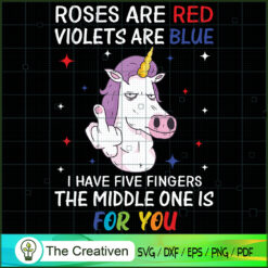 I Have Five Fingers The Midd SVG Cut File for Cricut