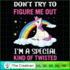 Don't Try To Figure Me Out SVG, Unicorn Cute Digital File, Unicorn SVG