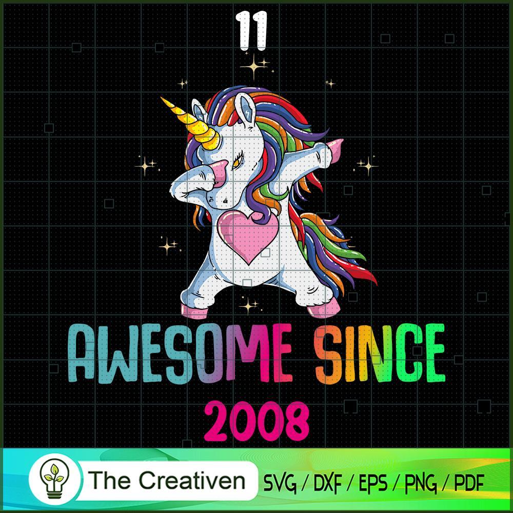 Awesome Since 2008 Unicorn SVG, Unicorn Cute Digital File, Unicorn SVG 1 Awesome Since 2008 Unicorn SVG, Unicorn Cute Digital File, Unicorn SVG