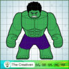 Green Hulk Lego SVG Cut File for Cricut & Silhouette 2 Lego Hulk 1 copy 1