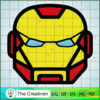 The Iron Man Head Lego SVG Cut File for Cricut & Silhouette 2 Lego Iron Man 3 copy