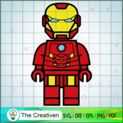 Iron Man Lego SVG Cut File for Cricut & Silhouette