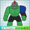 Big Hulk Lego SVG Cut File for Cricut & Silhouette 3 Lego Hulk 3 copy