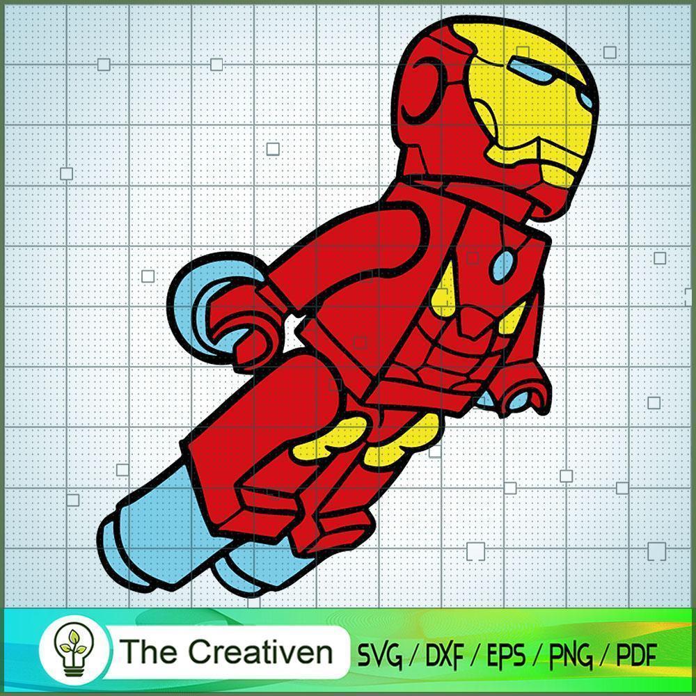 Iron Man Lego Fly SVG Cut File for Cricut & Silhouette 1 Iron Man Lego Fly SVG Cut File for Cricut & Silhouette