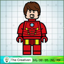 Tony Stark Lego SVG Cut File for Cricut & Silhouette