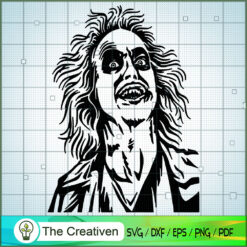 Beetlejuice Outline SVG Cut File for Cricut & Silhouette