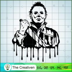 Michael Myers Blood SVG Cut File for Cricut & Silhouette
