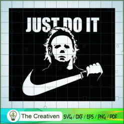 Michael Myers Nike Just Do It SVG Cut File for Cricut  Design 26187