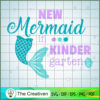 New Mermaid In Kinder Garten SVG Cut File for Cricut & Silhouette 2 new Mermaid kindergarten copy