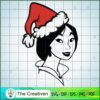 Mulan Christmas Hat SVG, Disney Princess SVG, Christmas SVG 3 9 bw copy