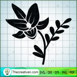 Flower Free SVG Cut File for Cricut & Silhouette Design 48930